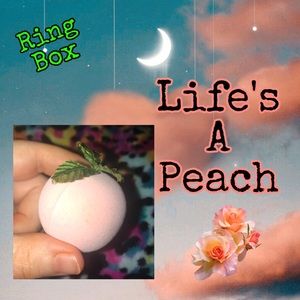 Unique Peach Ring Box